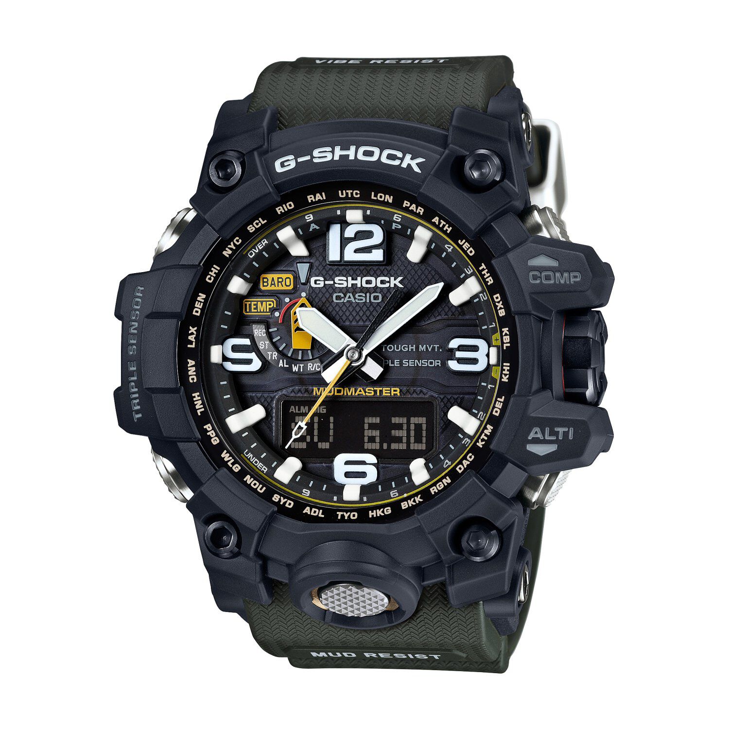Casio g shock khaki hotsell