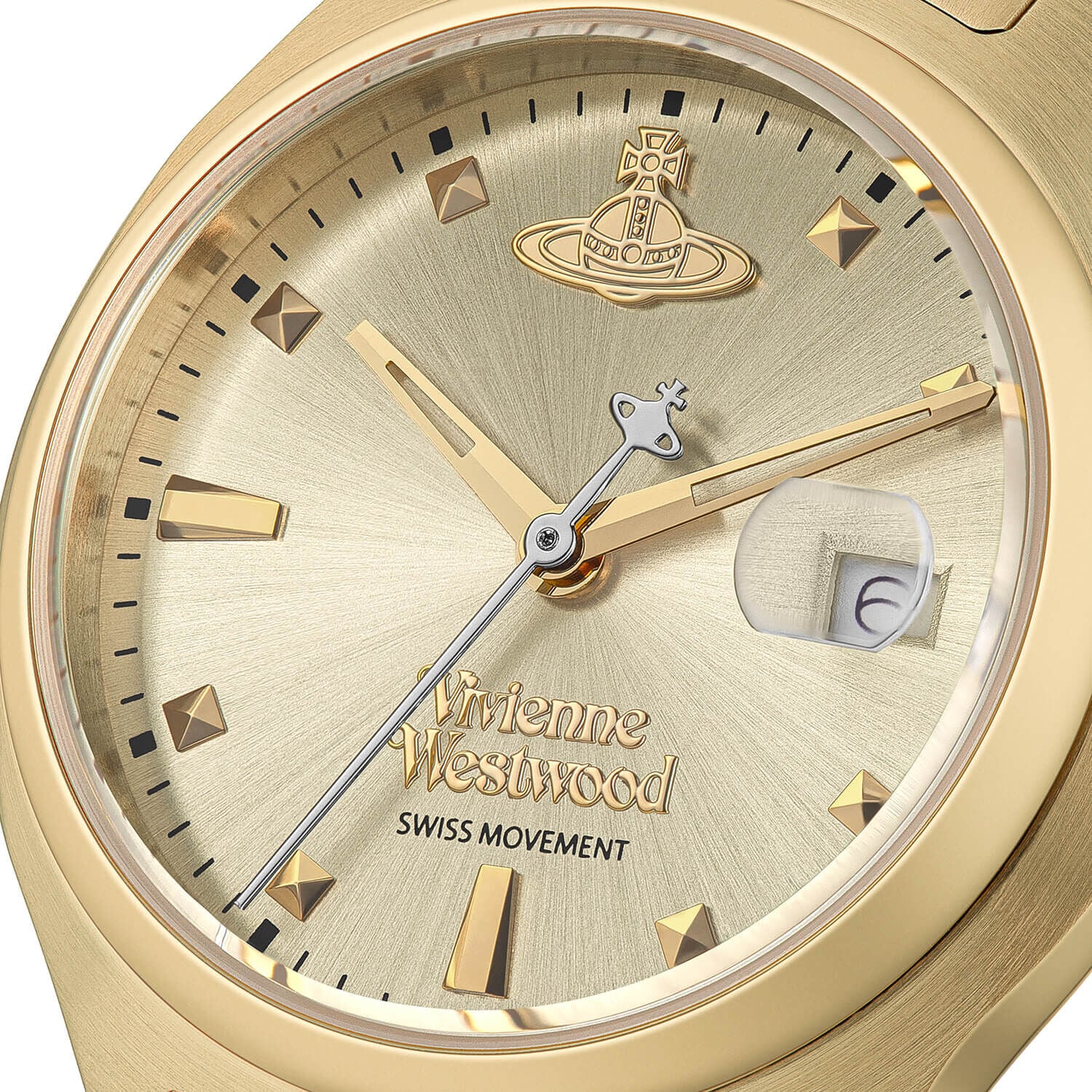 VW Little Camberwell 29mm Champagne Dial Gold Bracelet Watch