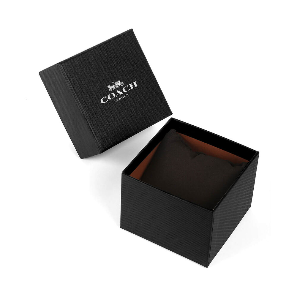 Coach Elliot 28mm Black Dial Gold Tone Steel Bracelet Watch