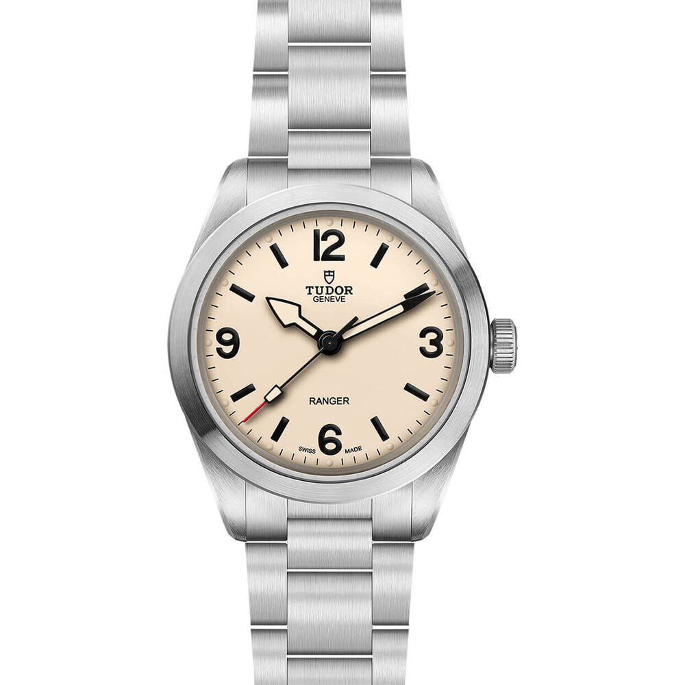 TUDOR Ranger 39mm Dune White Dial Steel Bracelet Watch