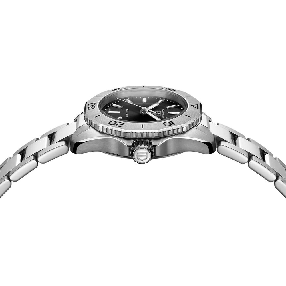 TAG Heuer Aquaracer Professional 200 30mm Black Dial Stainless Steel Bracelet Watch image number 3
