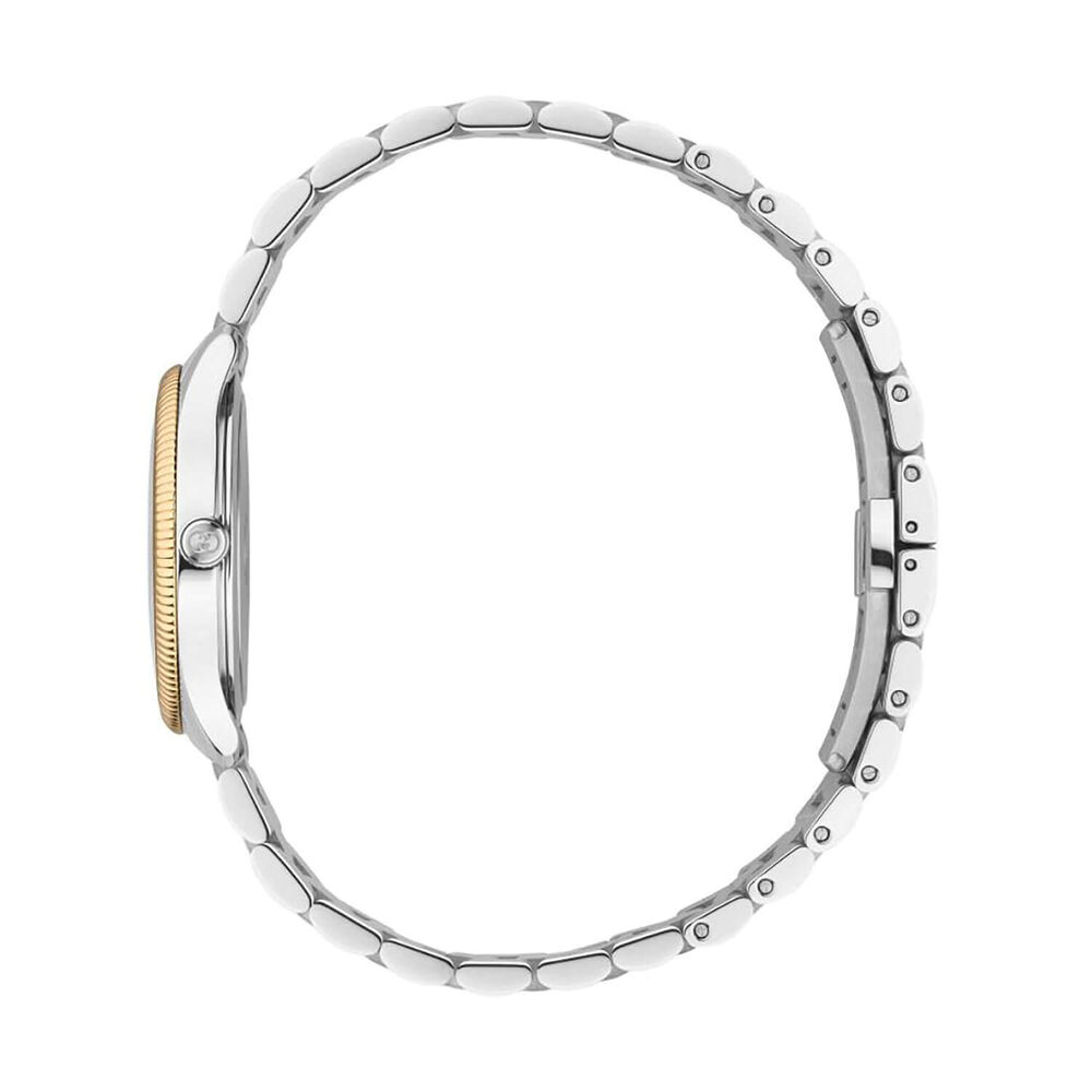 Gucci G-Timeless 29mm Silver Dial Two Diamond Dots Steel Bracelet Watch
