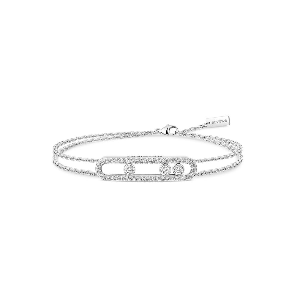 Messika Move Classic 0.65ct Diamond White Gold Bracelet