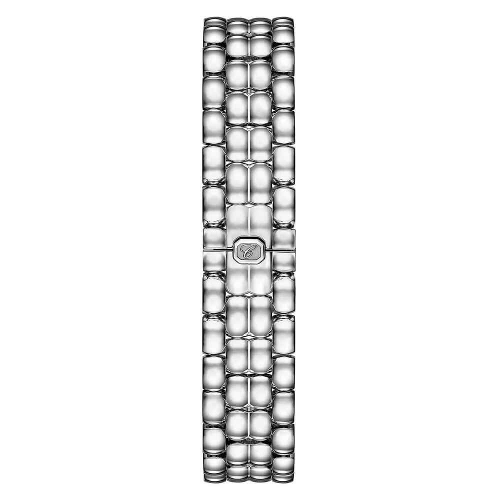 Chopard Happy Sport The First 26mm Silver Toned Dial 0.15ct Diamonds Steel Bracelet Watch