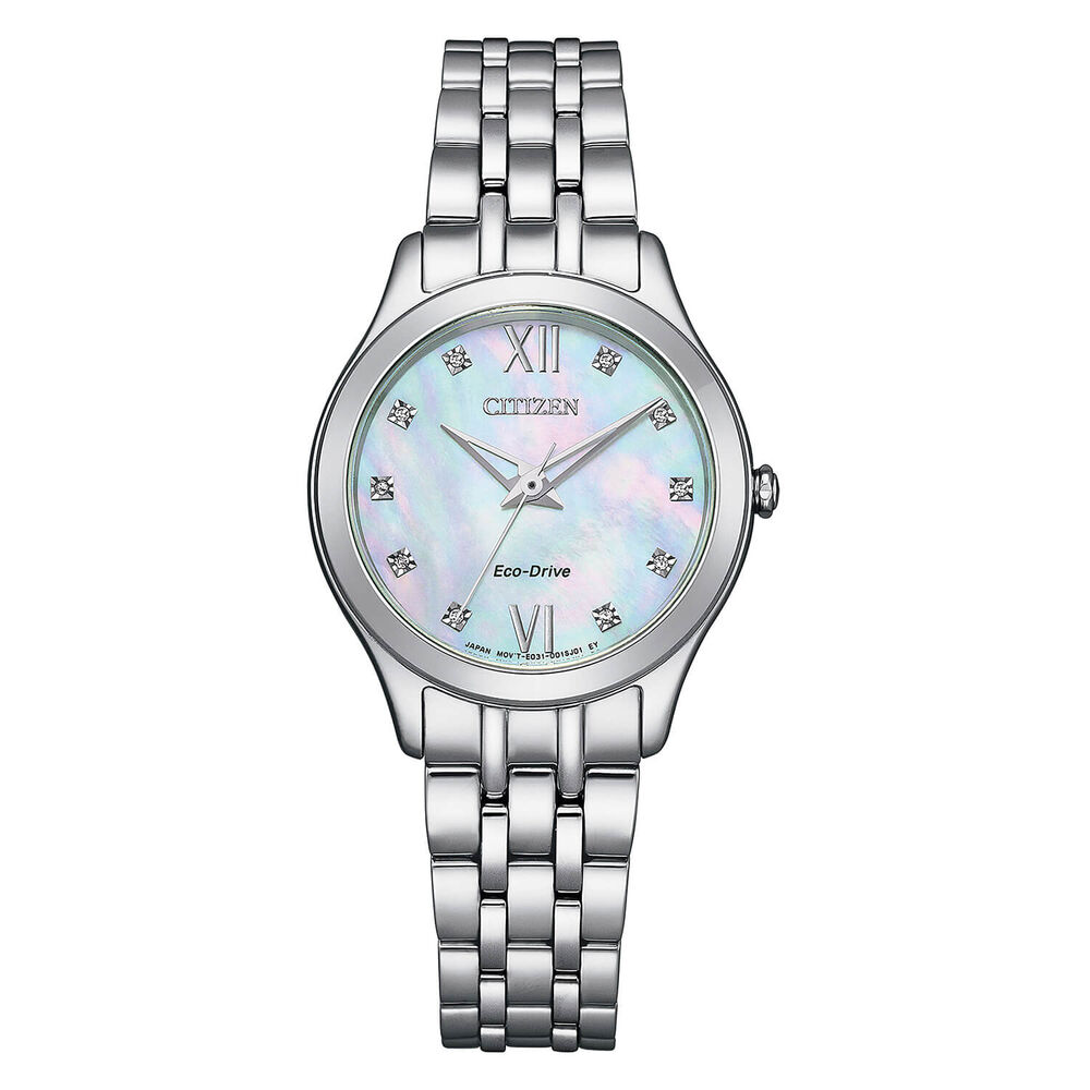 Citizen Silhouette Mother of Pearl Dial Steel Bracelet Watch