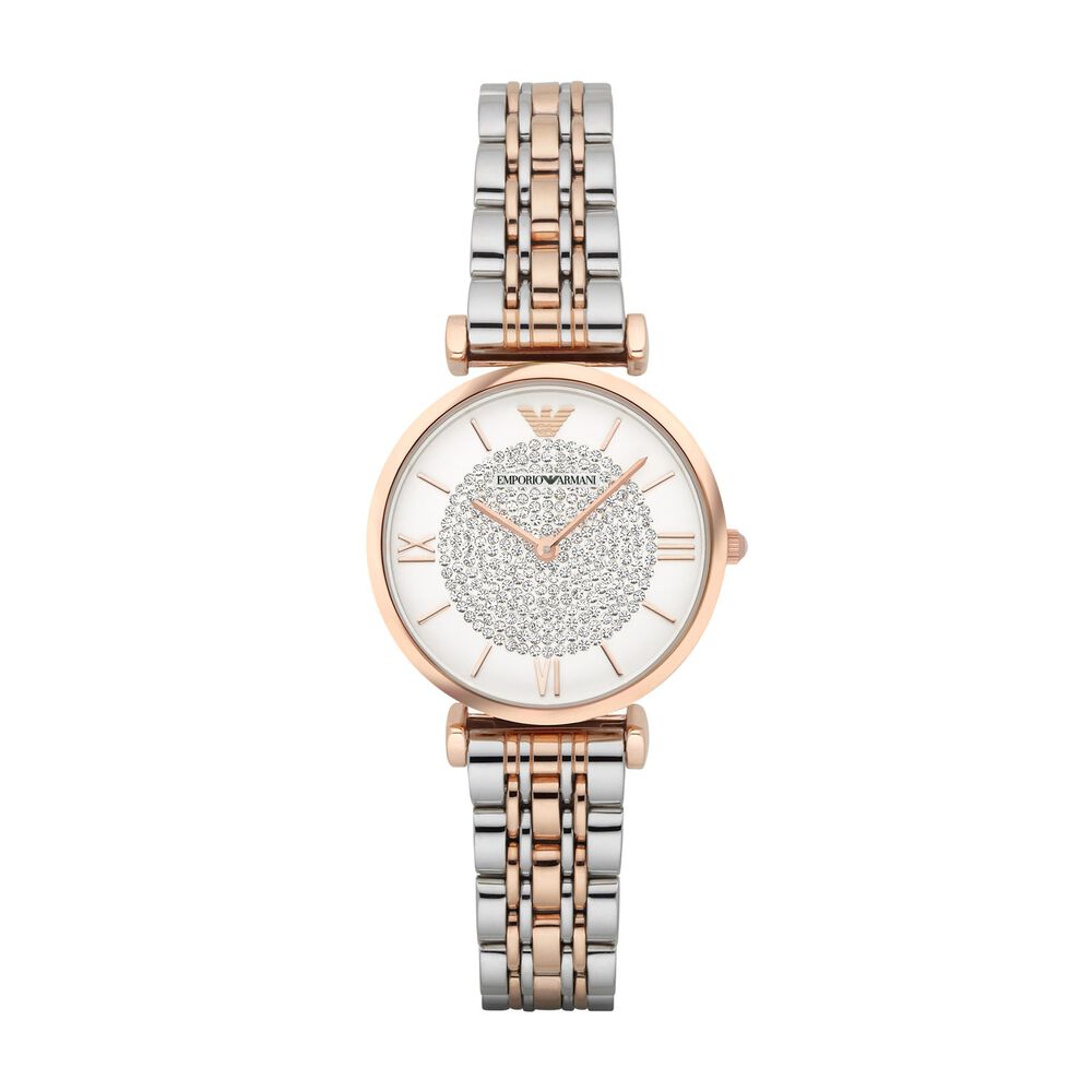 Emporio Armani Ladies' Cubic Zirconia Bracelet Watch at Fraser Hart