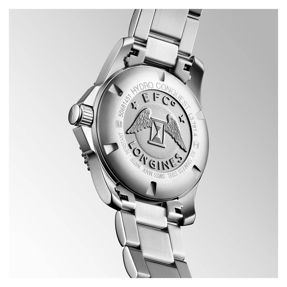 Longines Diving HyrdoConquest Sport 41mm Blue Steel Bracelet Watch image number 5