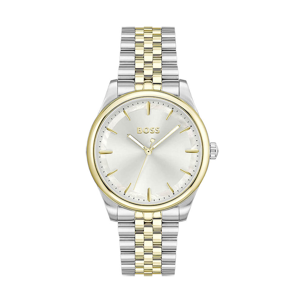 BOSS Graceful 36mm Mother of Pearl Dial Two-Tone Steel Bracelet Watch