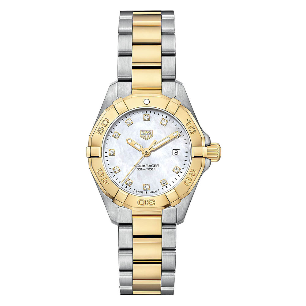 TAG Heuer Aquaracer Gold & Diamond 27mm Ladies' Watch