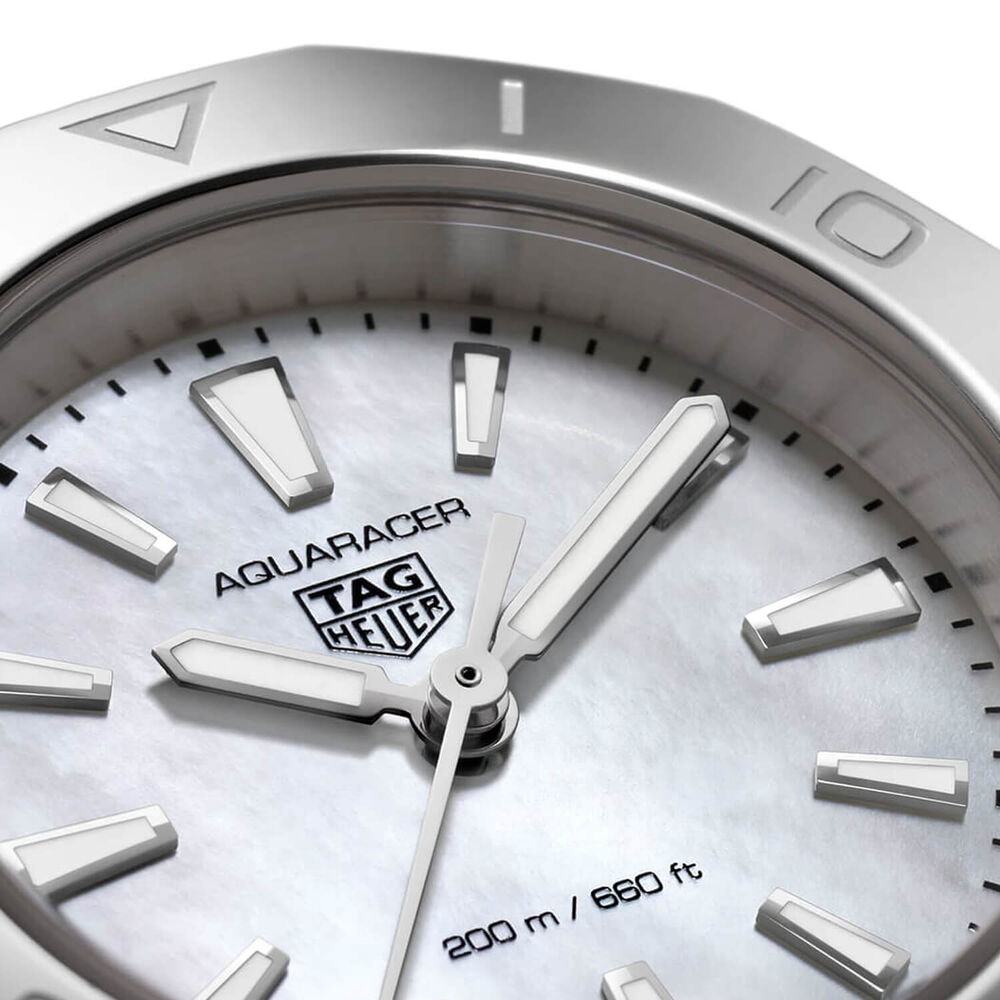TAG Heuer Aquaracer Professional 200 30mm MOP Dial Stainless Steel Bracelet Watch image number 3