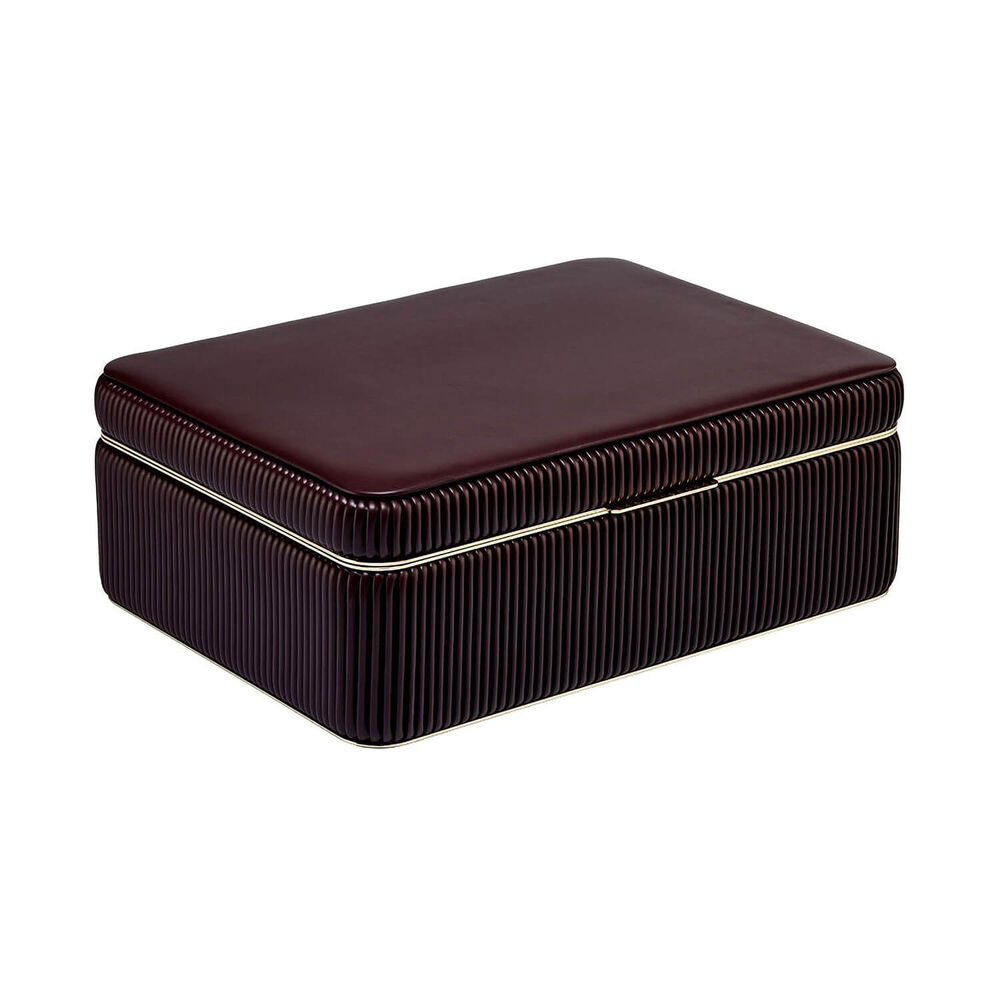 WOLF Bella Bordeaux Medium Jewellery Box