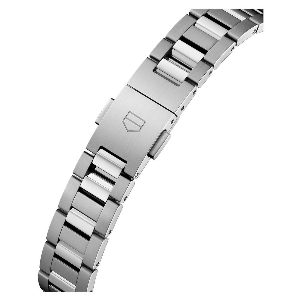 TAG Heuer Carrera Date 29mm Blue Dial Diamond Dots Stainless Steel Bracelet Watch image number 3