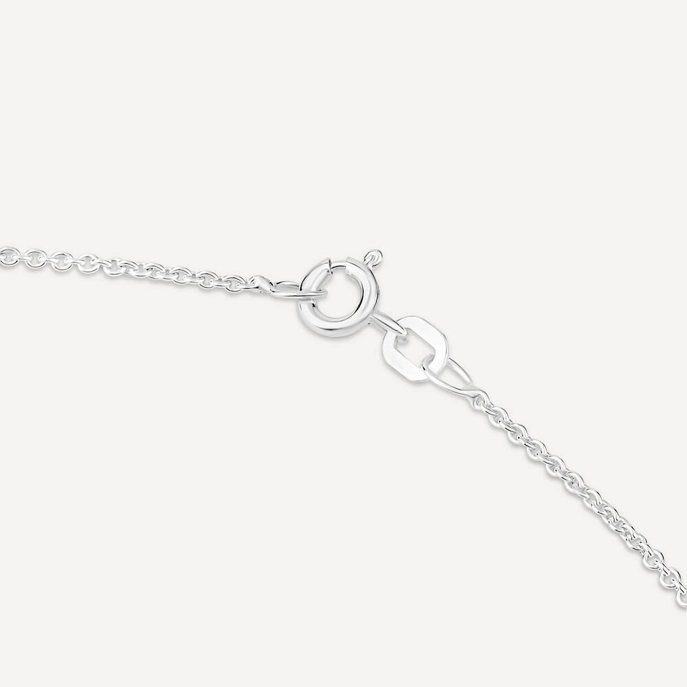 Sterling Silver Cubic Zirconia Tree of Life Pendant (Chain Included) image number 3