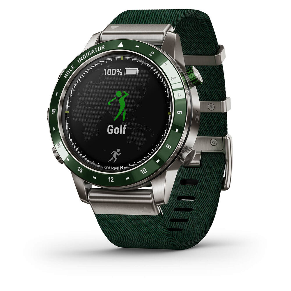 Garmin MARQ Golfer Green Smartwatch Mens Watch