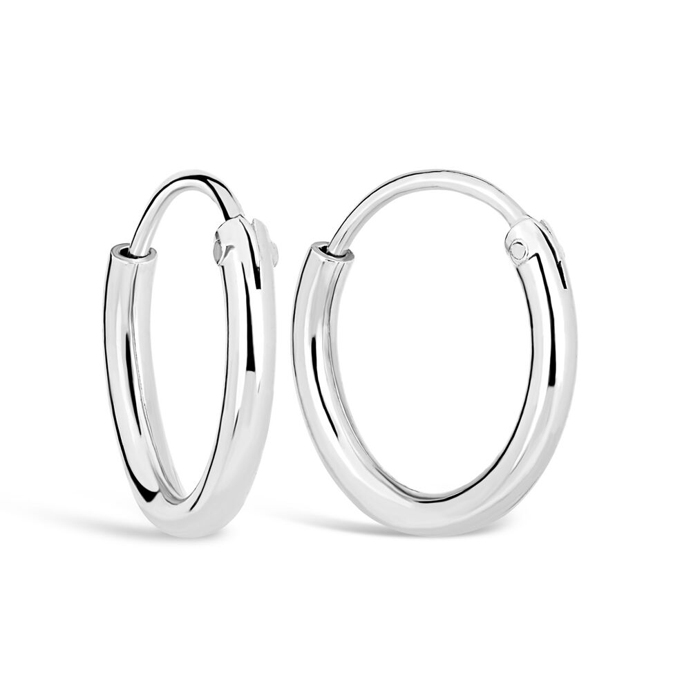 Sterling Silver Small Hoop Earrings