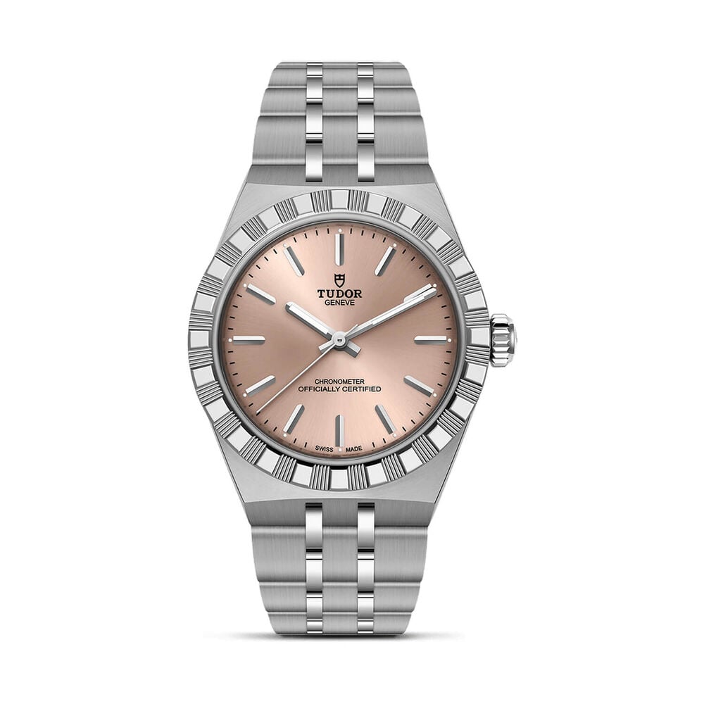 TUDOR Royal 30mm Salmon Dial Stainless Steel Bracelet Watch