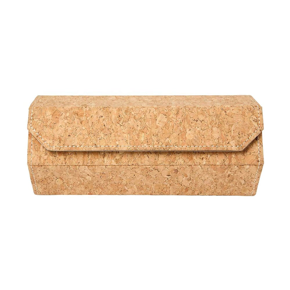 WOLF Cortica Cork Triple Hexagon Watch Roll With Capsule