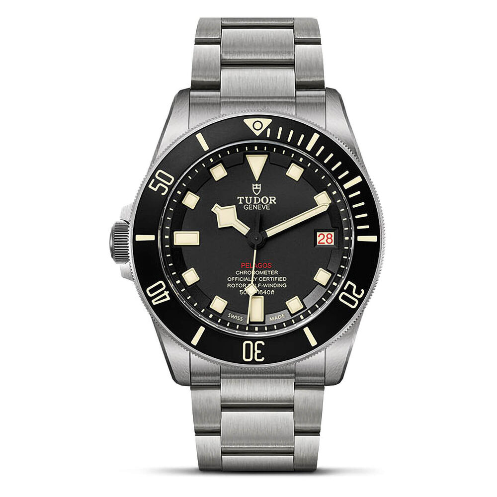 TUDOR Pelagos 42mm Black Dial Automatic Left Handed Diver Mens Watch