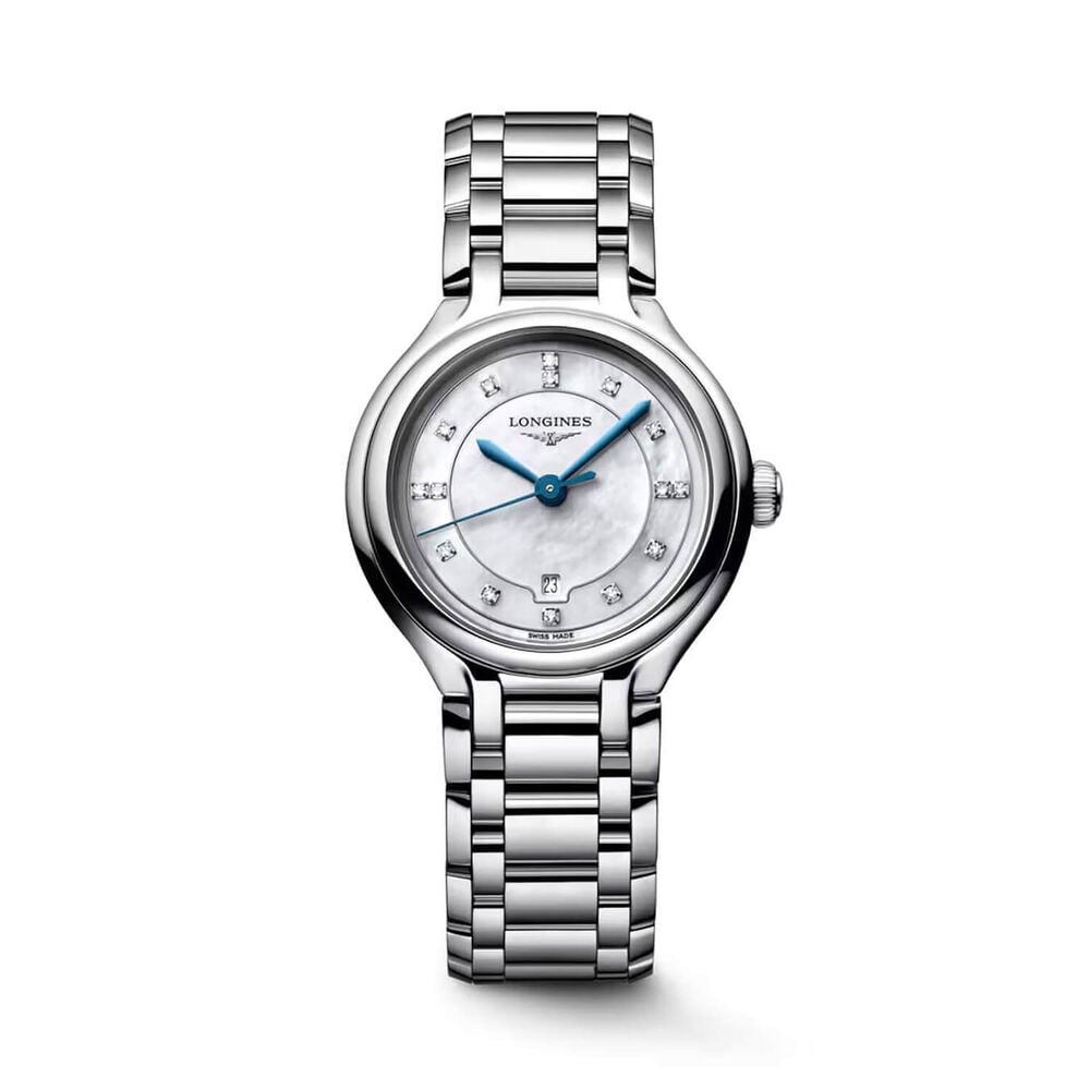 Longines Primaluna 30mm White Dial Stainless Steel Bracelet Watch image number 0