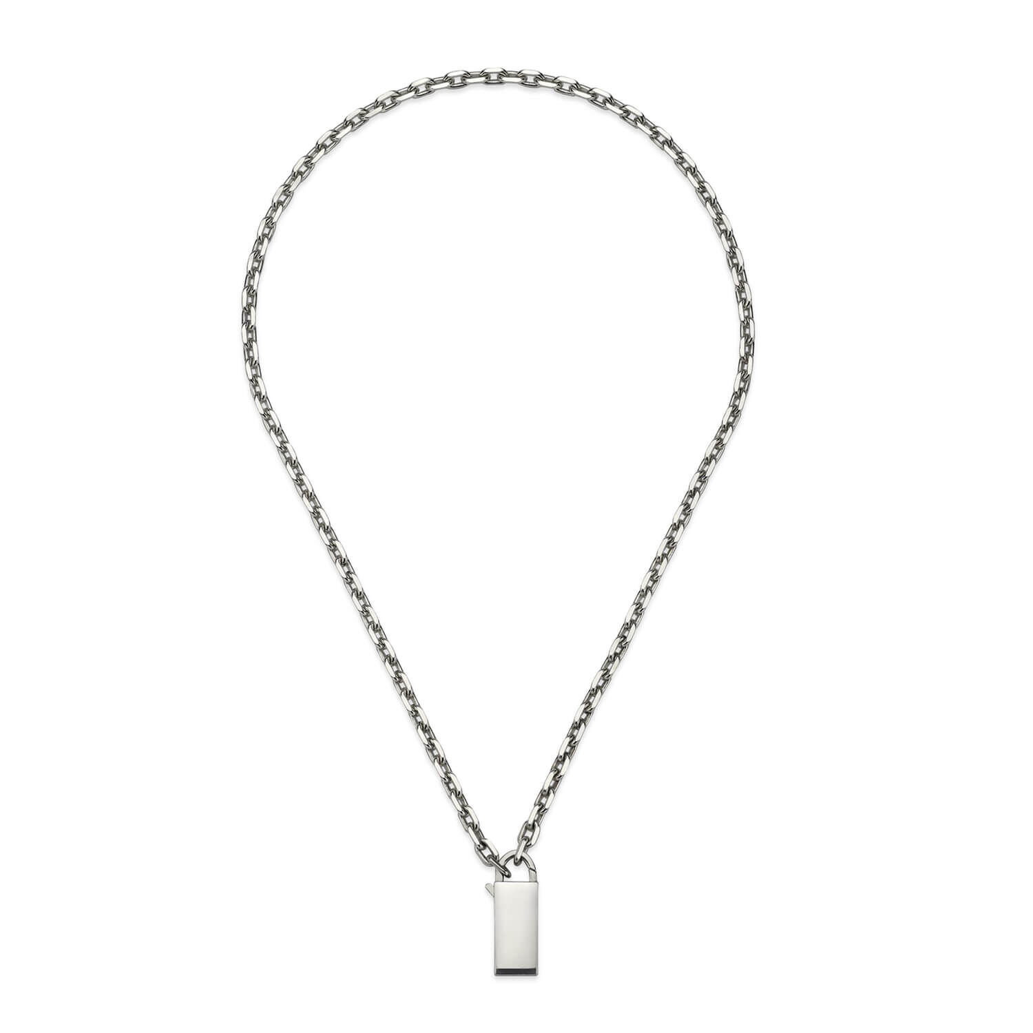 Gucci padlock necklace store