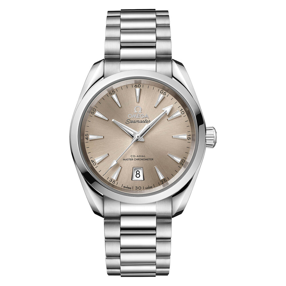 OMEGA Seamaster Aqua Terra 38mm Beige Dial Bracelet Watch image number 0