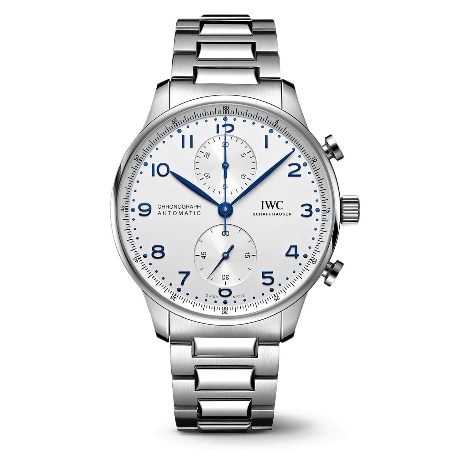 Iwc schaffhausen blue dial store
