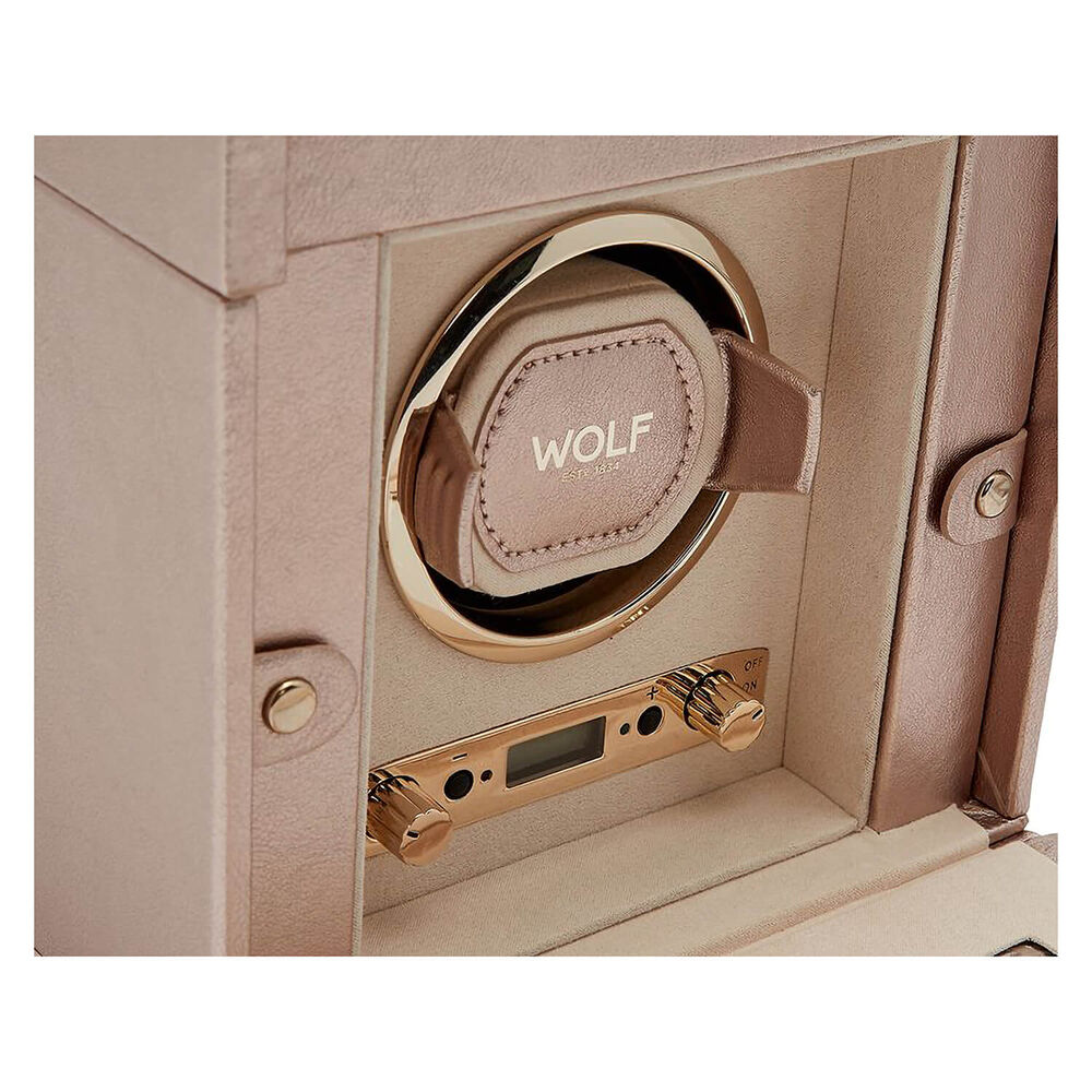WOLF PALERMO Single Rose Gold Watch Winder image number 7