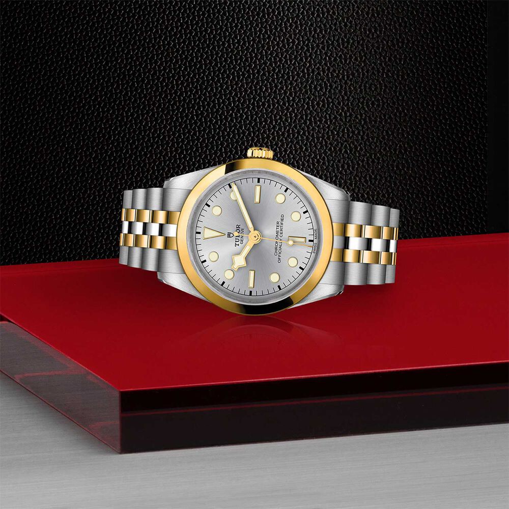TUDOR Black Bay 36 S&G Silver Dial Two Tone Bracelet Watch image number 2