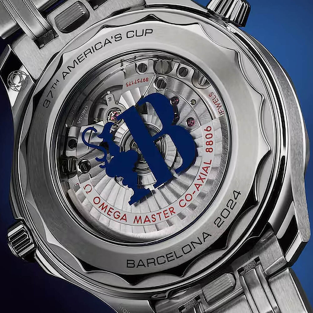 OMEGA Seamaster Diver 300M America's Cup Edition 42mm White Dial Steel Bracelet Watch image number 5