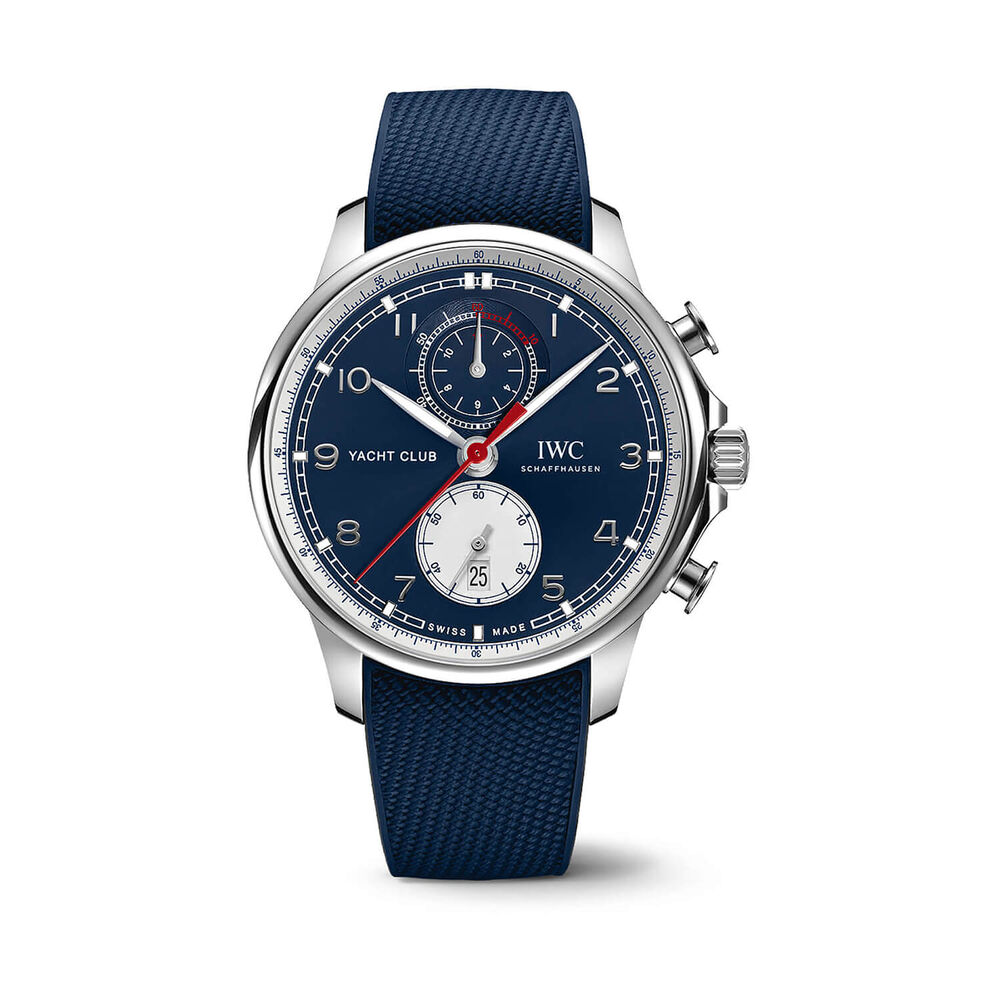 IWC Schaffhausen Portugieser Yacht Club Chronograph 'Orlebar Brown' 44.6mm Blue Dial Watch image number 0