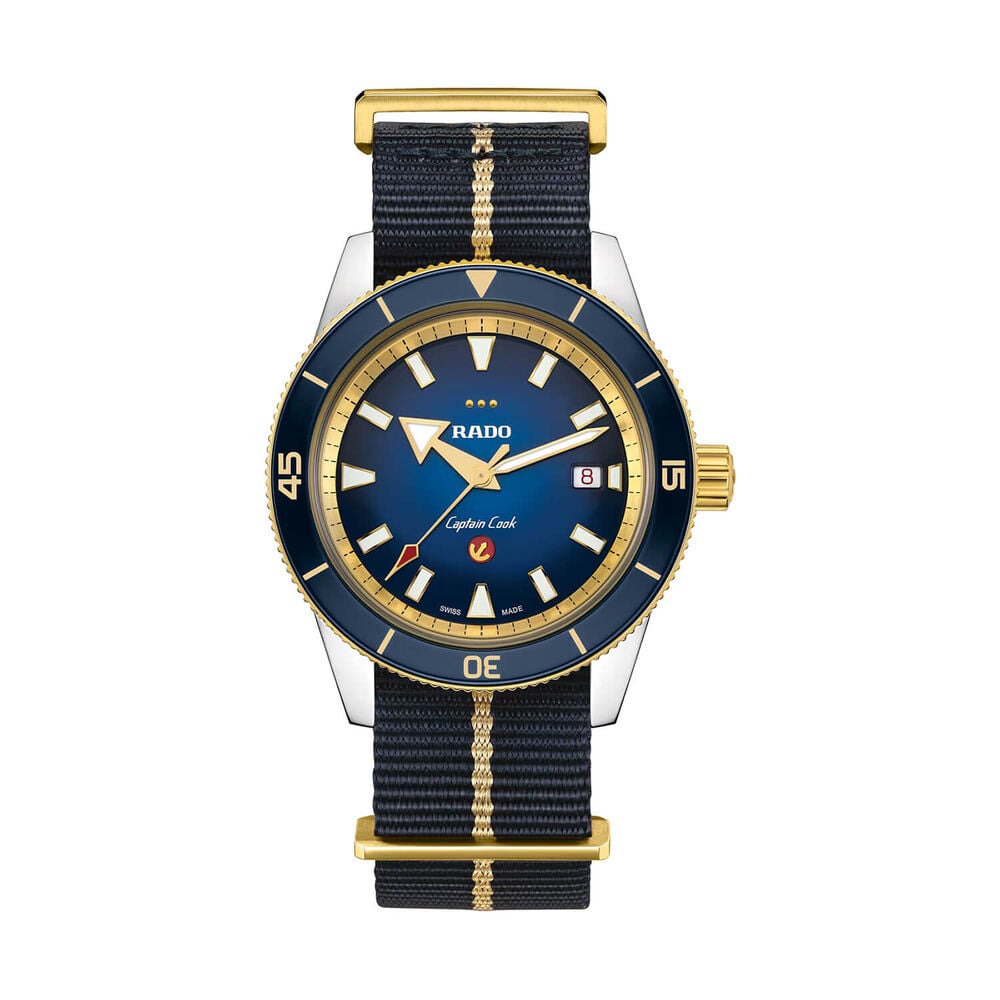 Rado Captain Cook x European Cricket Special Edition 42mm Blue Dial Watch