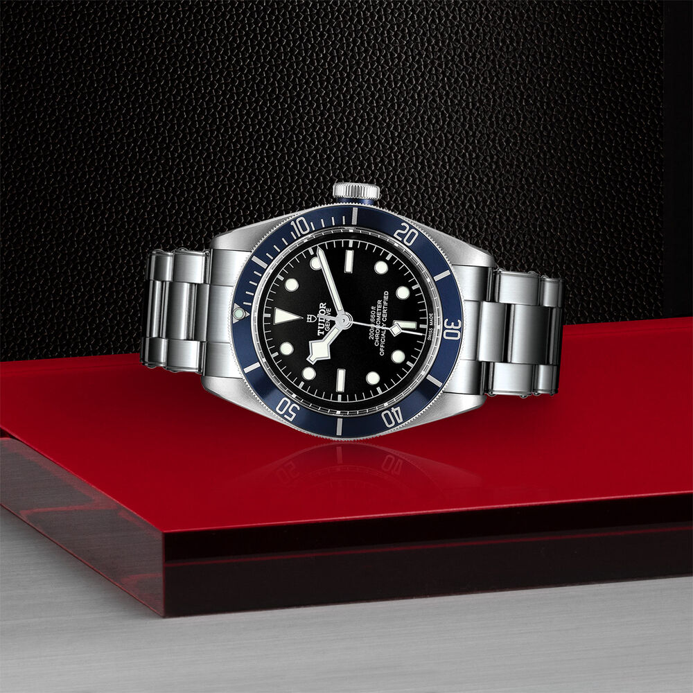 TUDOR Heritage Black Bay Navy-Blue Bezel Steel Men 