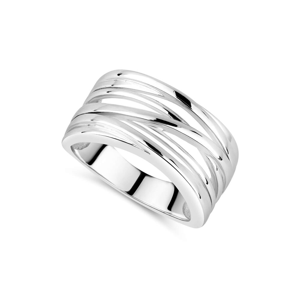 Sterling Silver Multi-row Ring