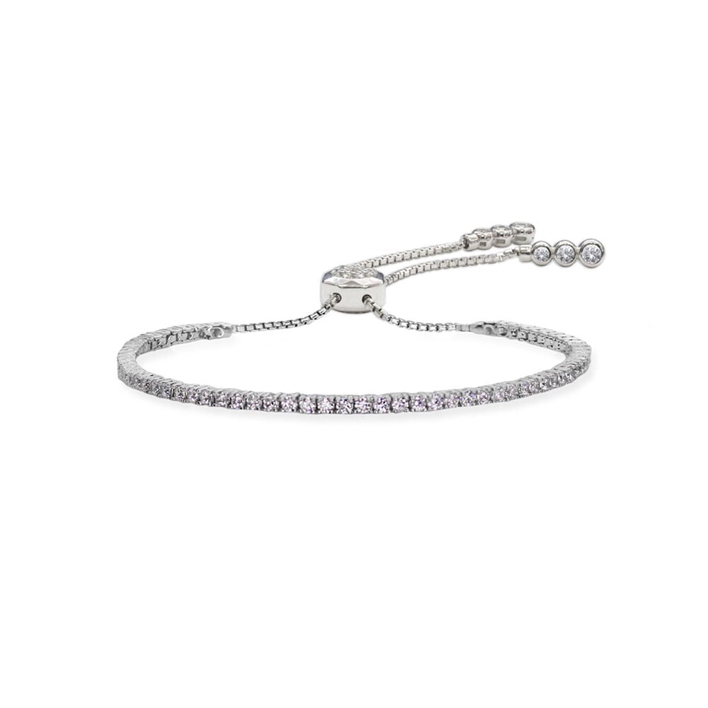 CARAT* London Silver Lexi Single RowatchMillennium Slider bracelet