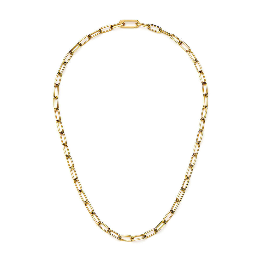 Missoma 18ct Gold Plated Steel Classic Paperclip Chain Necklace