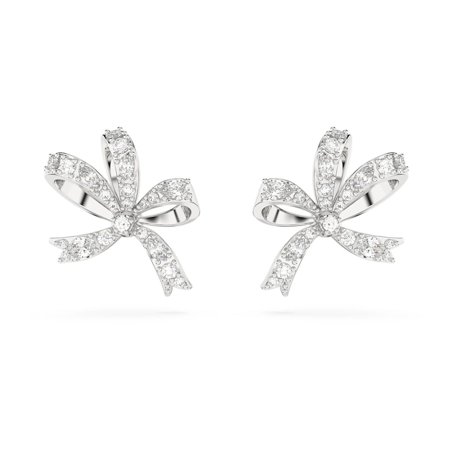 Swarovski Volta Bow Stud Earrings at Fraser Hart