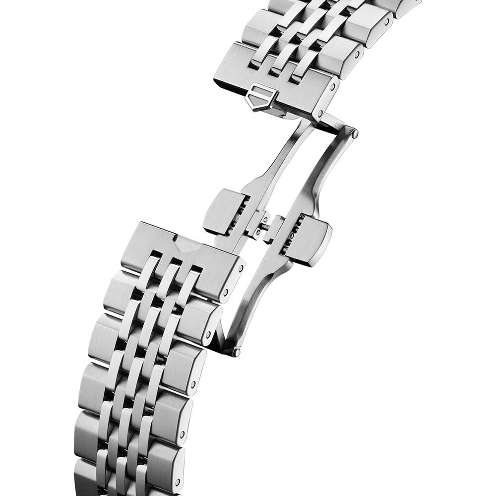 TAG Heuer Carrera Chronograph 39mm Blue Dial Steel Bracelet Watch image number 5
