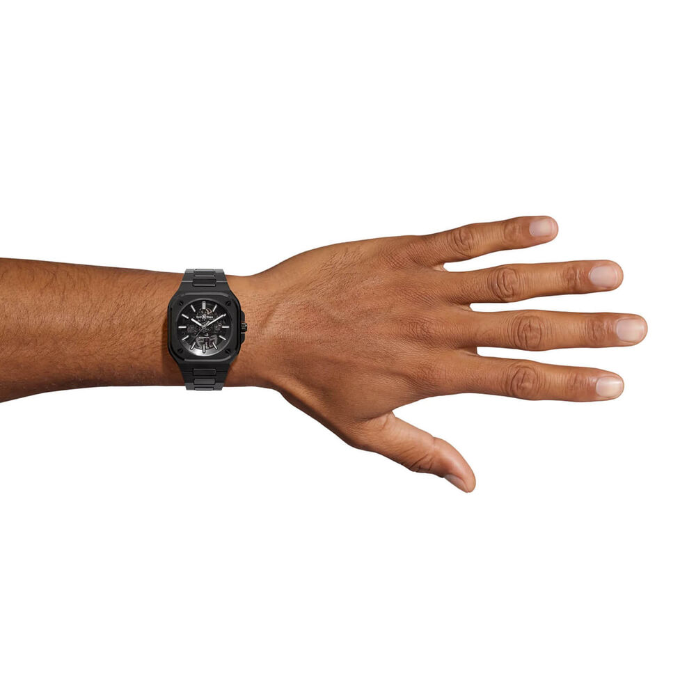Bell & Ross BR 05 41mm Skeleton Dial Black Ceramic Bracelet Watch image number 7