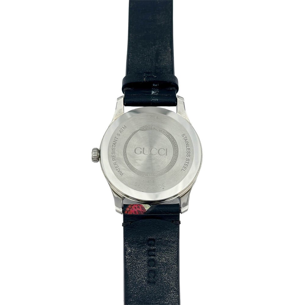 Pre-Owned Gucci G-Timeless Le Marche des Merveilles 38mm Dial Snake Motif Leather Strap Watch image number 2