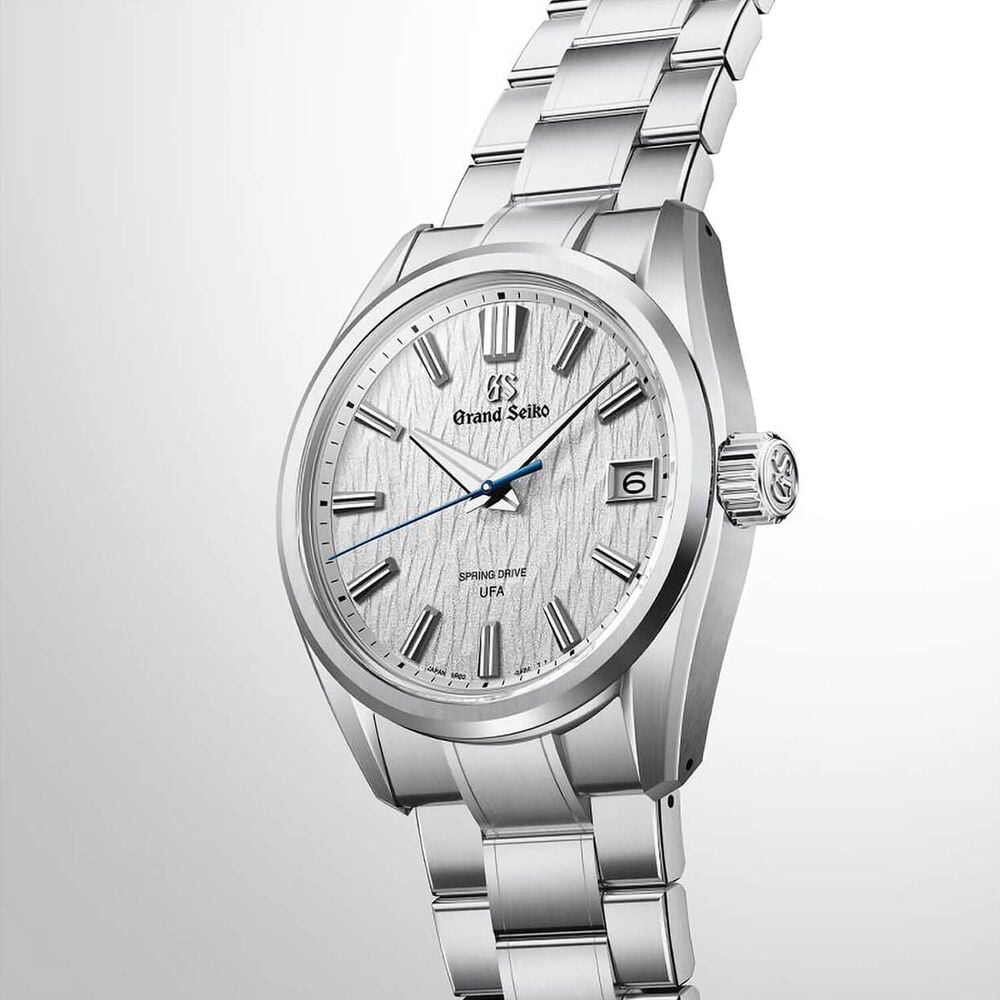 Grand Seiko Evolution 9 'White Birch' Spring Drive UFA 40mm Steel Bracelet Watch
