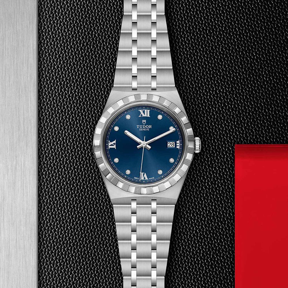 TUDOR Royal 38mm Blue Dial Bracelet Watch image number 3