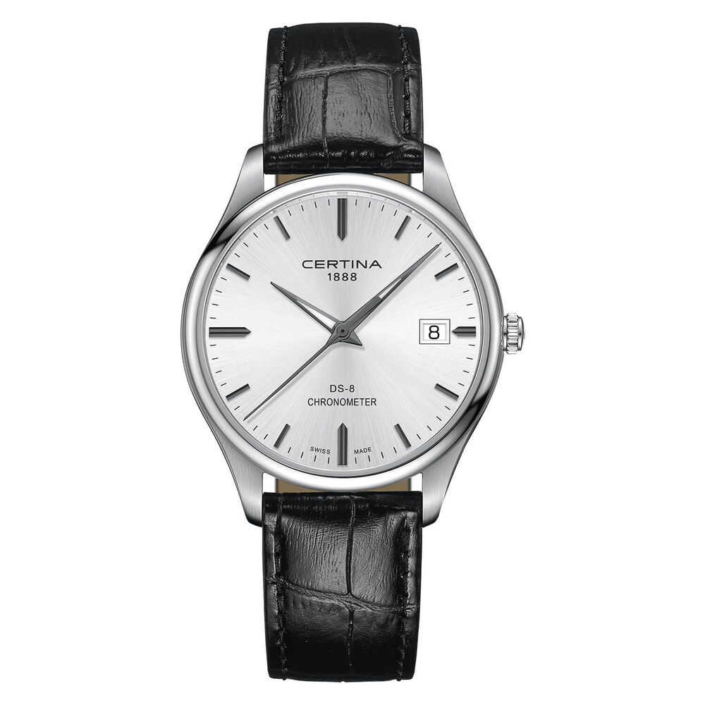 Certina Urban DS-8 Chronometer White Dial Black Strap Quartz Watch