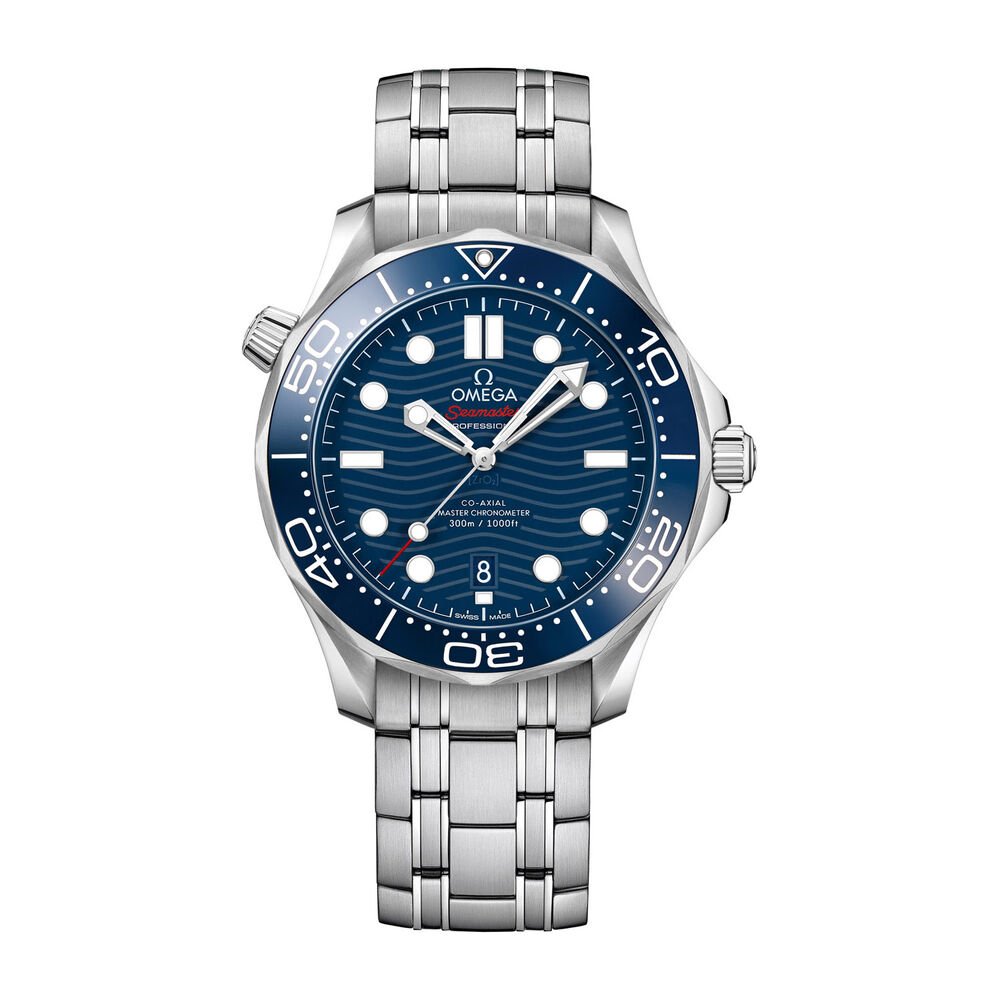 Omega Seamaster Chronometer Blue Dial Steel Men's Watch image number 0