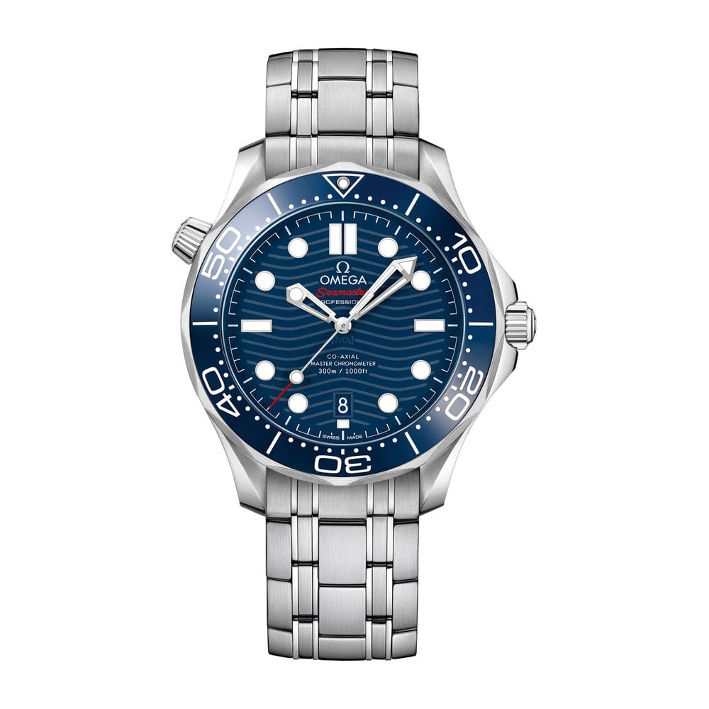 Omega Seamaster Chronometer Blue Dial Steel Men's Watch