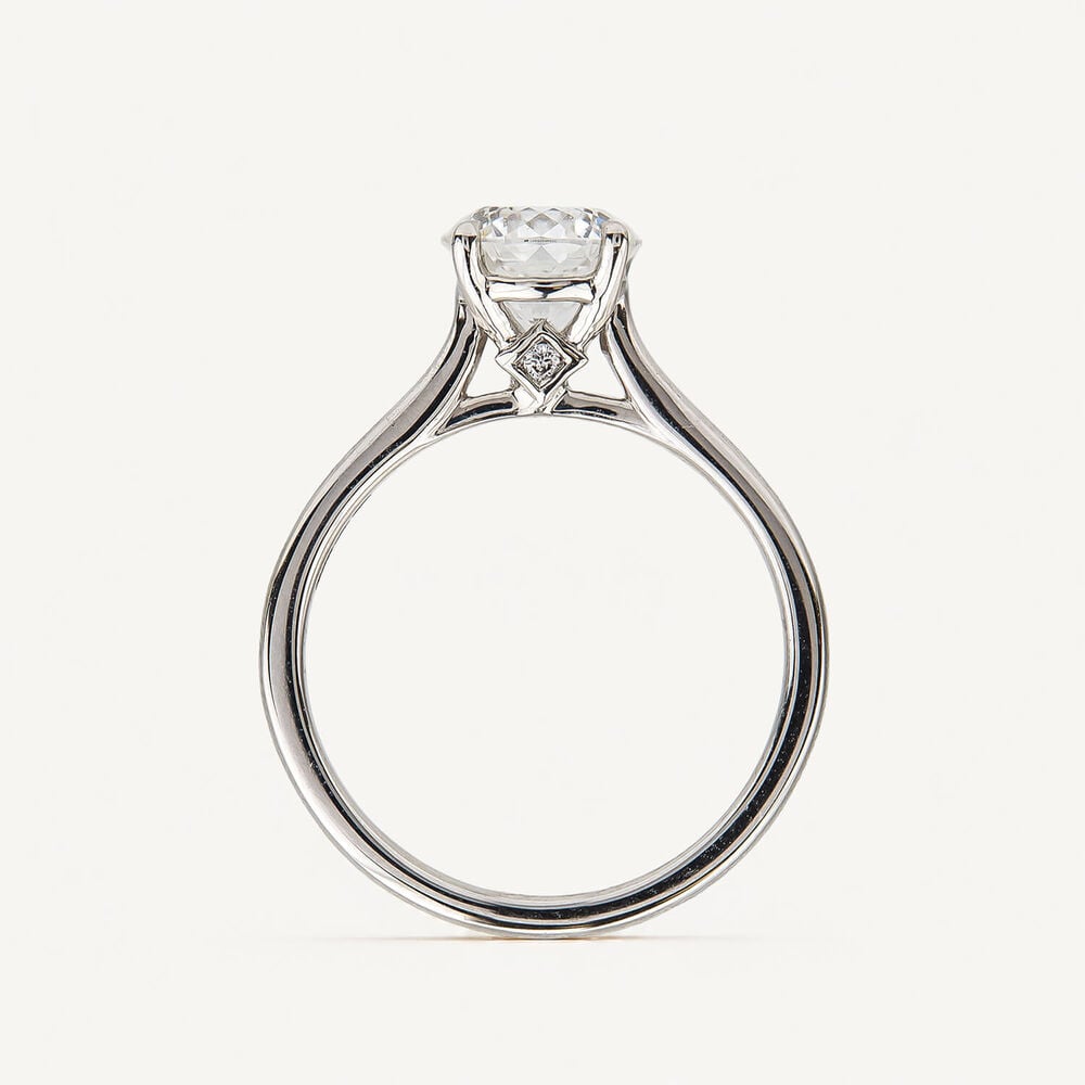 Born Nova Platinum 1.50ct Round Lab Grown Diamond Solitaire Ring