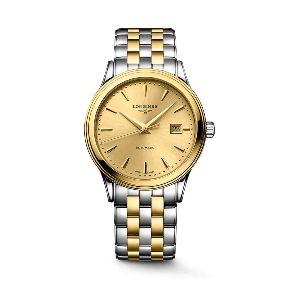 Longines Elegance Flagship Classic 30mm Dial Gold PVD Steel Bracelet Watch image number 0