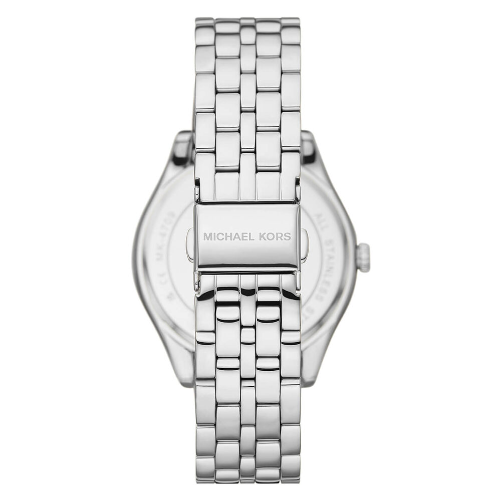Michael Kors Harlowe 38mm Silver Crystal Dial & Bezel Bracelet Watch image number 2