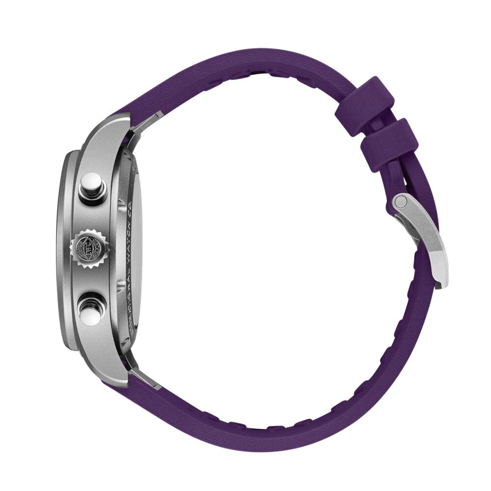 IWC Schaffhausen Pilot's Chronograph 41 "Mercedes-AMG Petronas" Purple Dial & Strap Watch