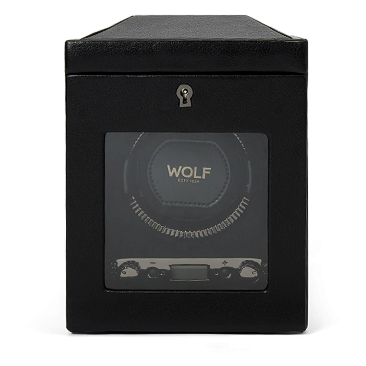 WOLF BRITISH RACING Single Black Watch Winder at Fraser Hart