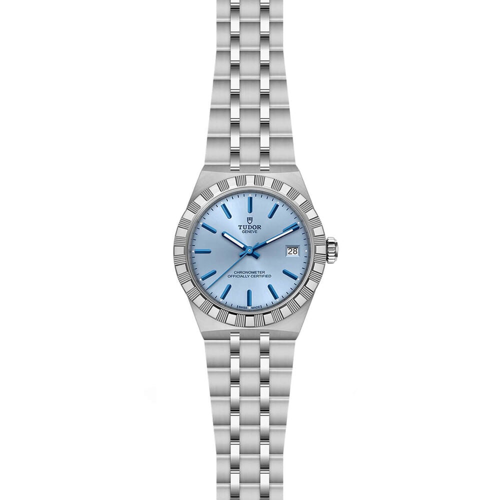 TUDOR Royal 36mm Light Blue Dial Stainless Steel Bracelet Watch